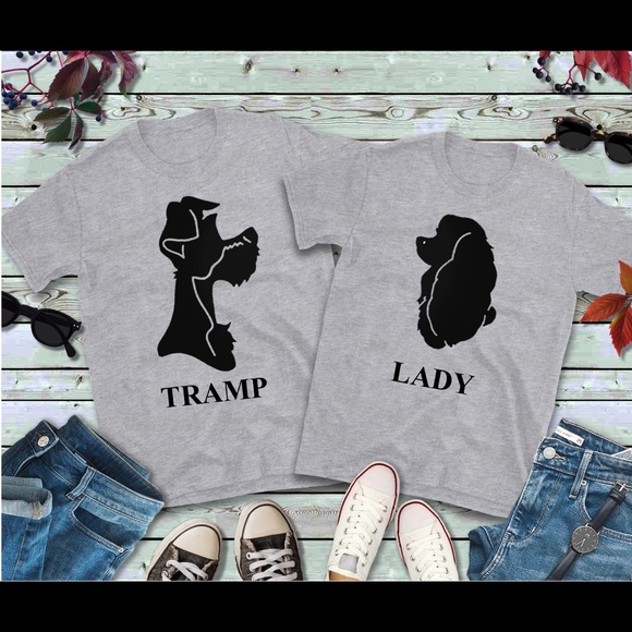 Lady & the Tramp Couples Shirt - Picture 1 of 1